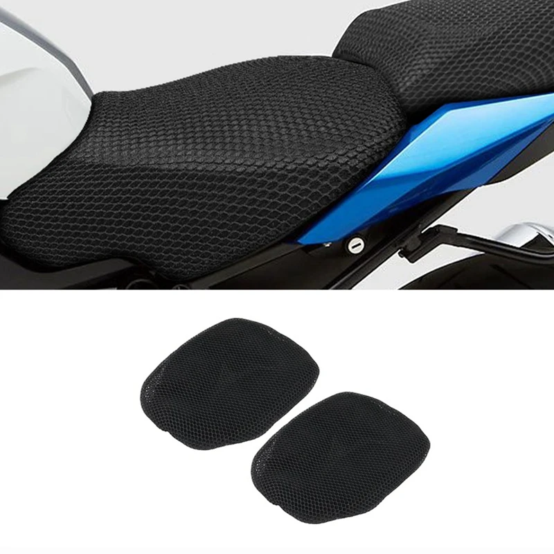 Motorcycle Anti-Slip 3D Mesh Fabric Seat Cover Breathable Waterproof Cushion For-BMW R1250RS R1250R R1200RS R1200R LC