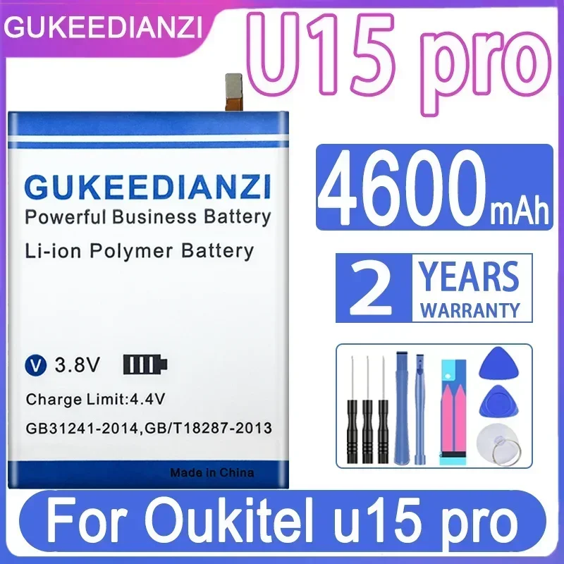 Battery for Oukitel U10 U11 U15 U16 U18 U20 U22 U23 U7 U2 MAX plus Pro U11Plus U15Plus U16Max U20Plus U7MAX U7plus U7Pro + tools