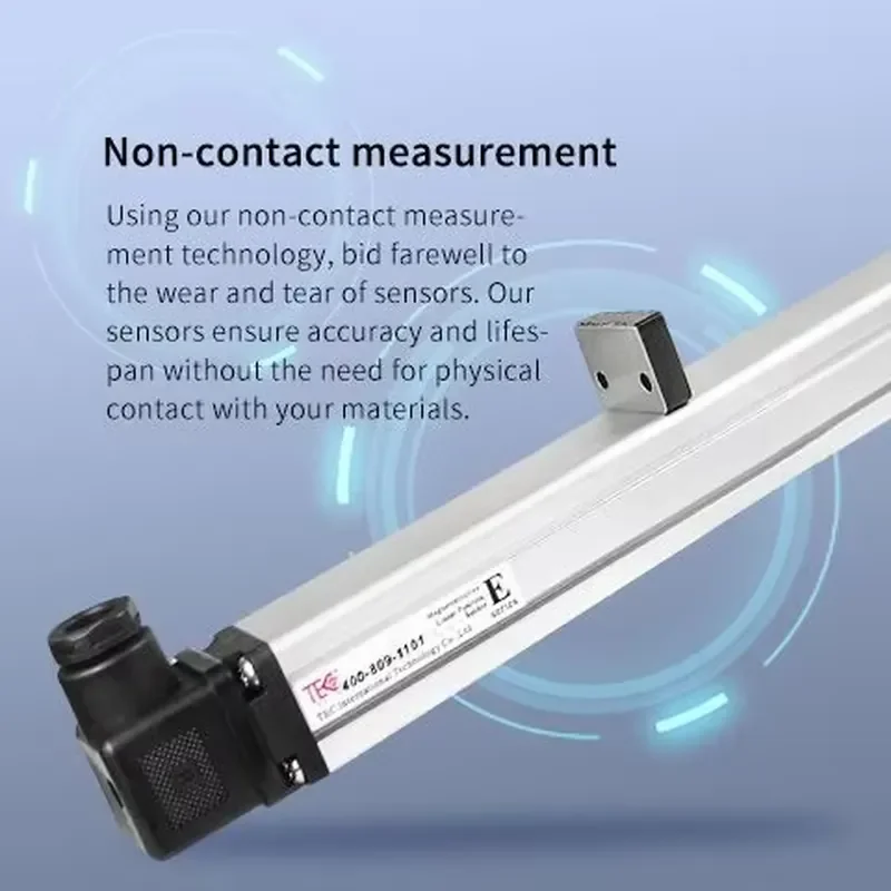 Casting Machinery Magnetostrictive Position Detection Distance Measuring Sensor Aluminum Material High Precision IP65