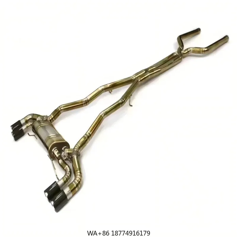 

High Quality Exhaust Pipe With Titanium Alloy Gold Color for M5 F90 4.4L V8 2018-2021 High Performance