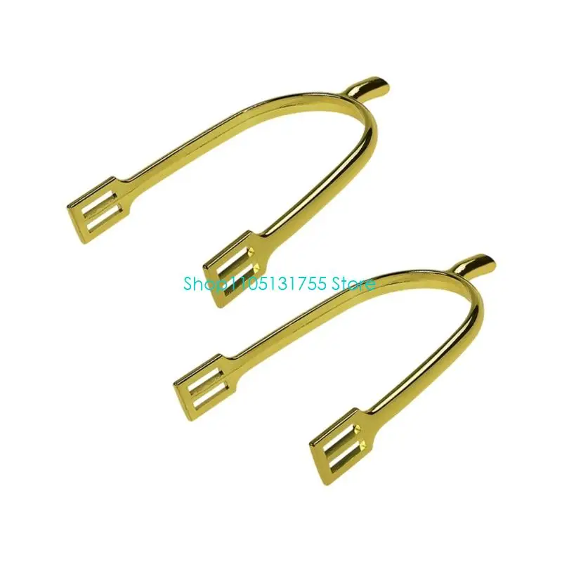 K0EF 2 قطعة قسط سبائك الزنك ركوب الخيل توتنهام مستطيلة المجوفة هيكل الرأس مطلي معدات الفروسية المهنية #3