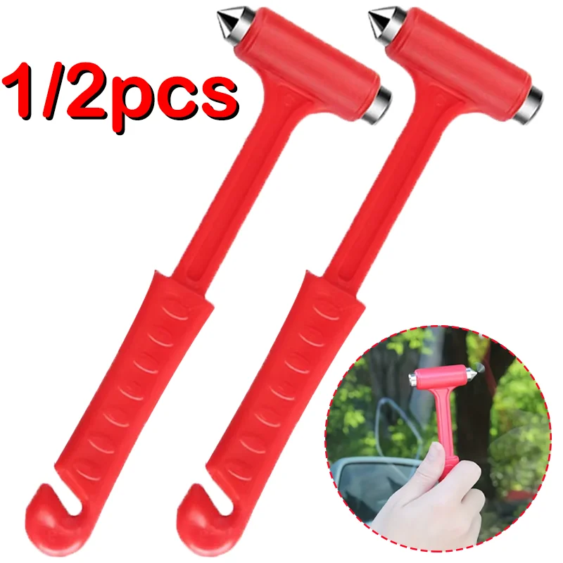 Two-in-One Emergency Car Safety Hammers High-quality Universal Portable Cars Emergent Rescue Escape Tools Auto Accessories