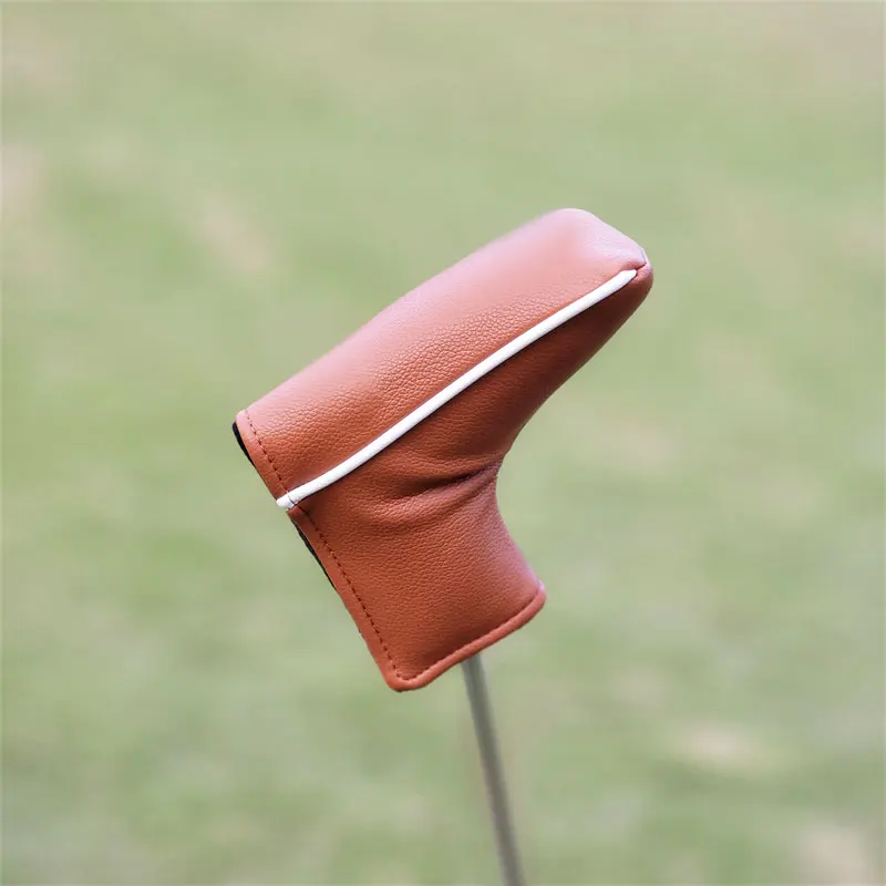 Fishermen M Golf Driver HeadCover Club Head Protective Covers Brown Color Protector Golf Supplies