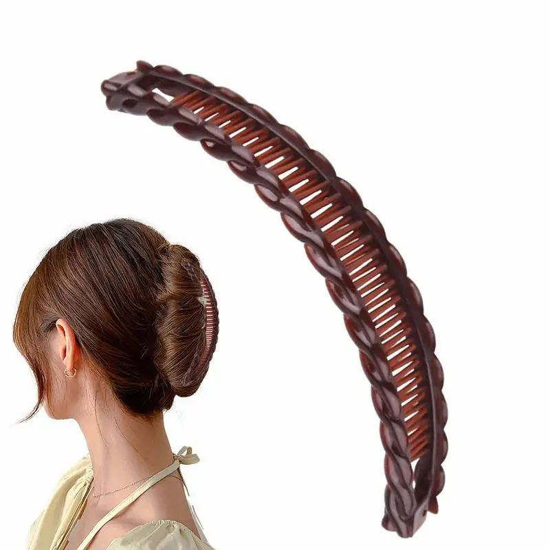 Hair Clips Vintage Combs Tool for Thick Curly Hair Accessories Fishtail Hair Clip Banana Clip Set for Women Hair Styling Tools