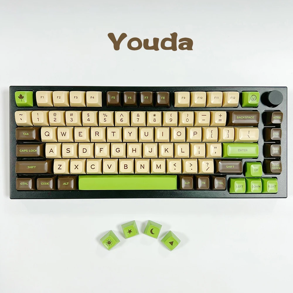 Youda keycaps SA profile Doubleshot ABS keycap 173keys for Mx switch keyboard