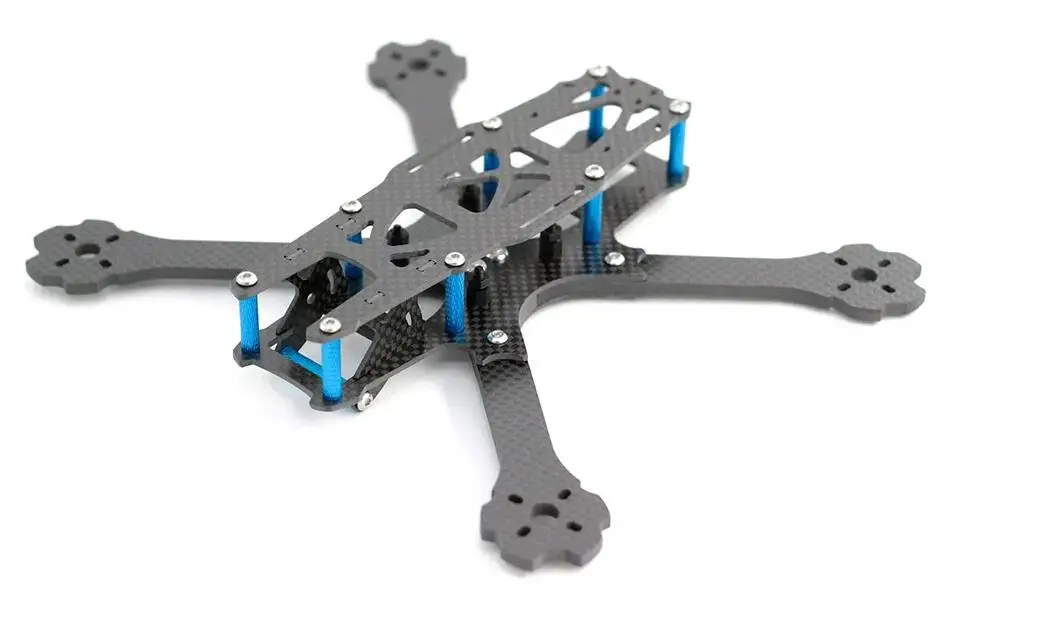 

A-Max Standard-II, колесная база 220 мм, 3K, углеродное волокно, толщина 4 мм, комплект рамы основной платы AMAX для Geprc iflight F4 F722 FC