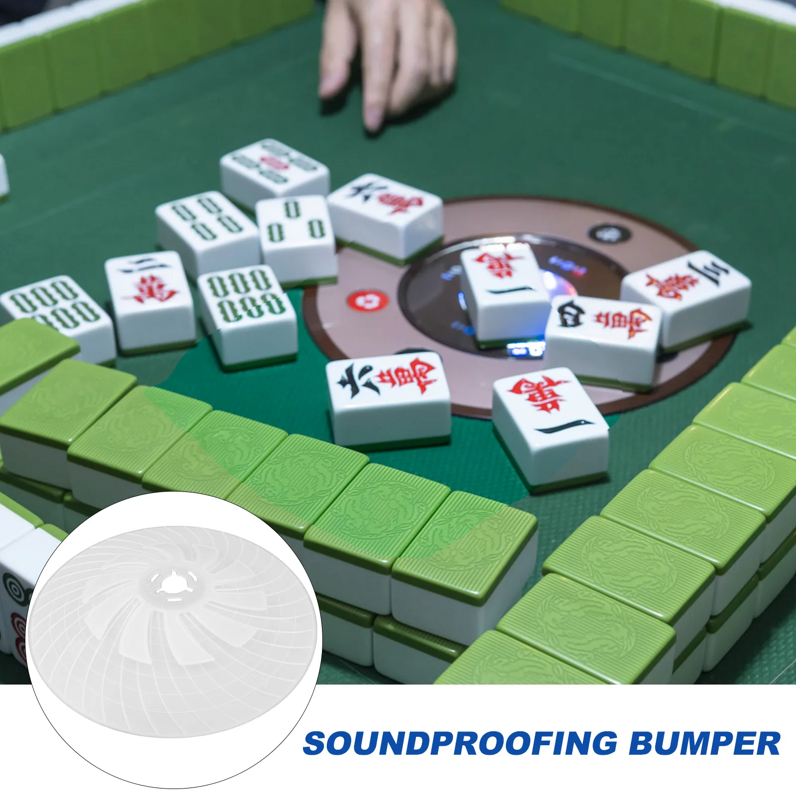 

1 set 1 Set Mahjong Machine Soundproofing Cover Noise Reduction Bumper Advanced For Quiet Gaming Protective Accessories