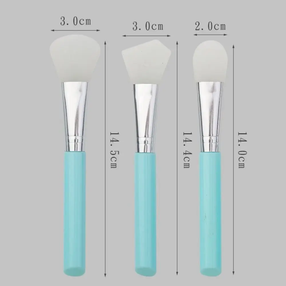 7Pcs DIY Silicone Mask Brush Set Soft Mask Applicator Facial Mud Mixing Brush Foundation Liquid Tools Skin Care Tools