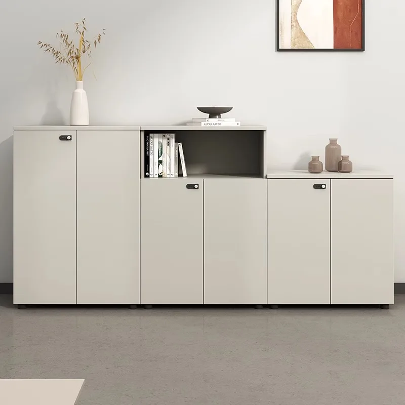 

File cabinet Office locker Printer with lock Data storage cabinet Wooden partition Office low cabinet