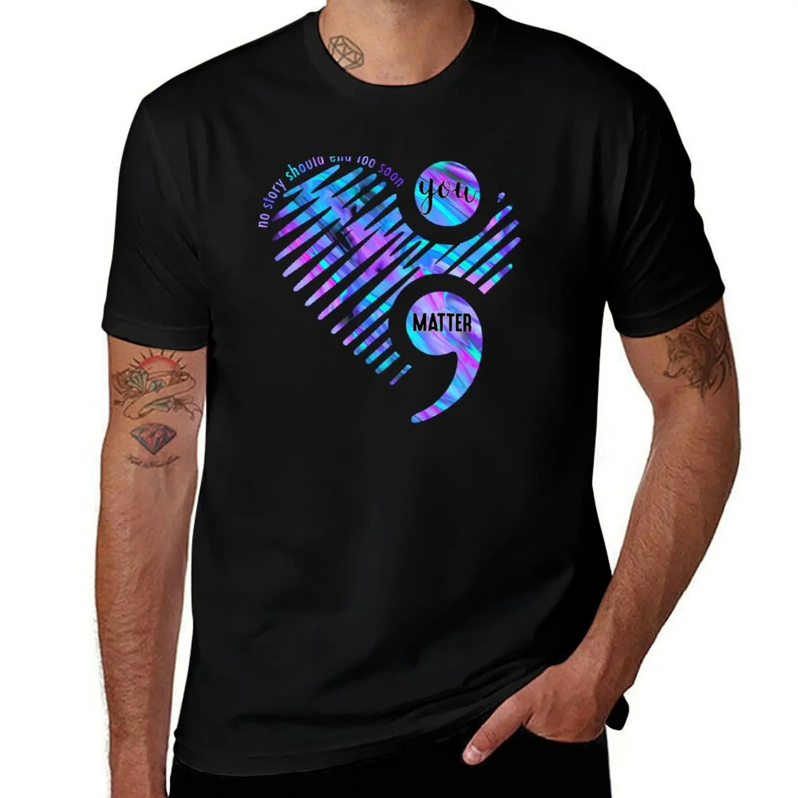 You Matter Suicide Prevention Awareness T-Shirt Festival Party Tee Top T-Shirt