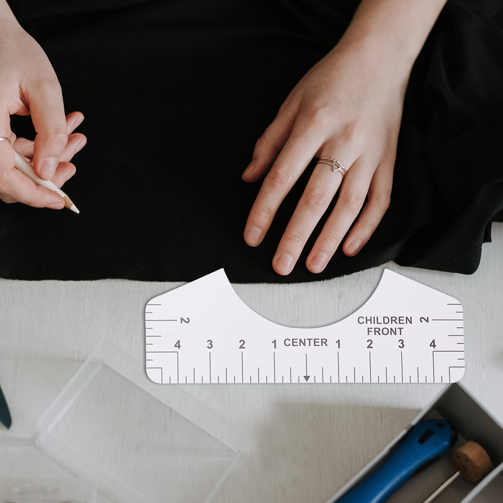

8Pcs T-Shirt Centering Ruler Easy Operation Stylish Design for Home and Clothing Store T-Shirt Centering Ruler
