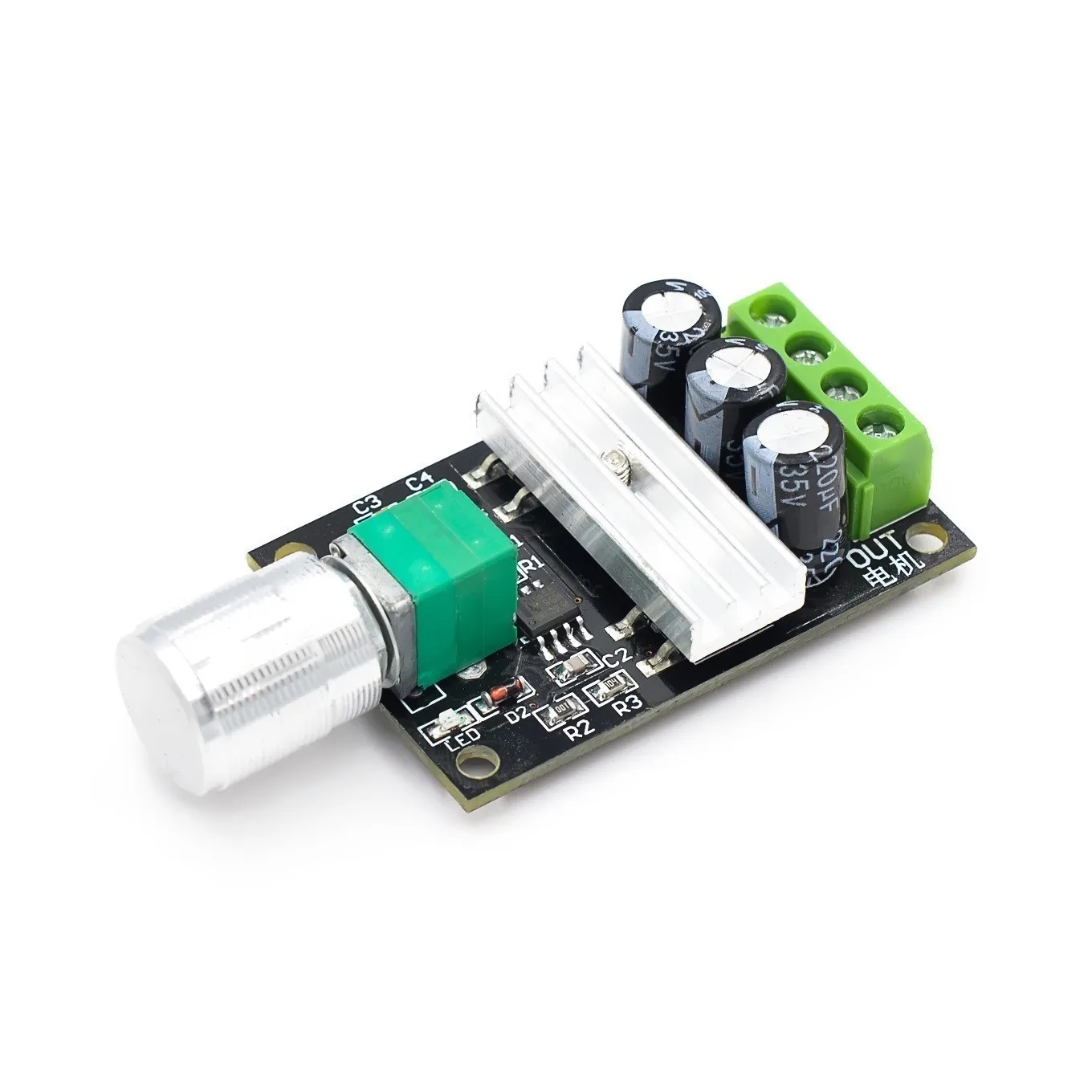 New DC 1.8V  3V 4.5V 5V 6V 10A PWM Motor Speed Controller Low Voltage Motor Speed Controller PWM 0~100% Adjustable Drive Module