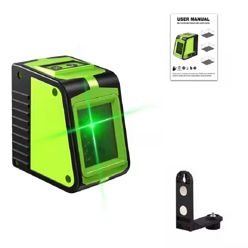 

AT43-Green Self Leveling 2 Lines Crosshair Line Mini Laser Level With Double Laser Diodes