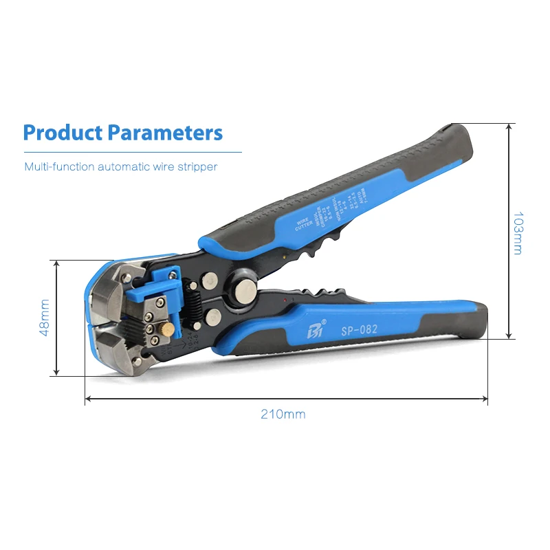 Multi-functional Cable Crimper Tools Automatic Cutter Peeler Forceps Terminal Wire Stripper Crimping Pliers