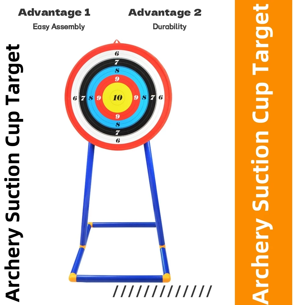 

Archery Suction Cup Target Colorful Detachable Design With Stable Base Hanging And Freestanding Practice Target