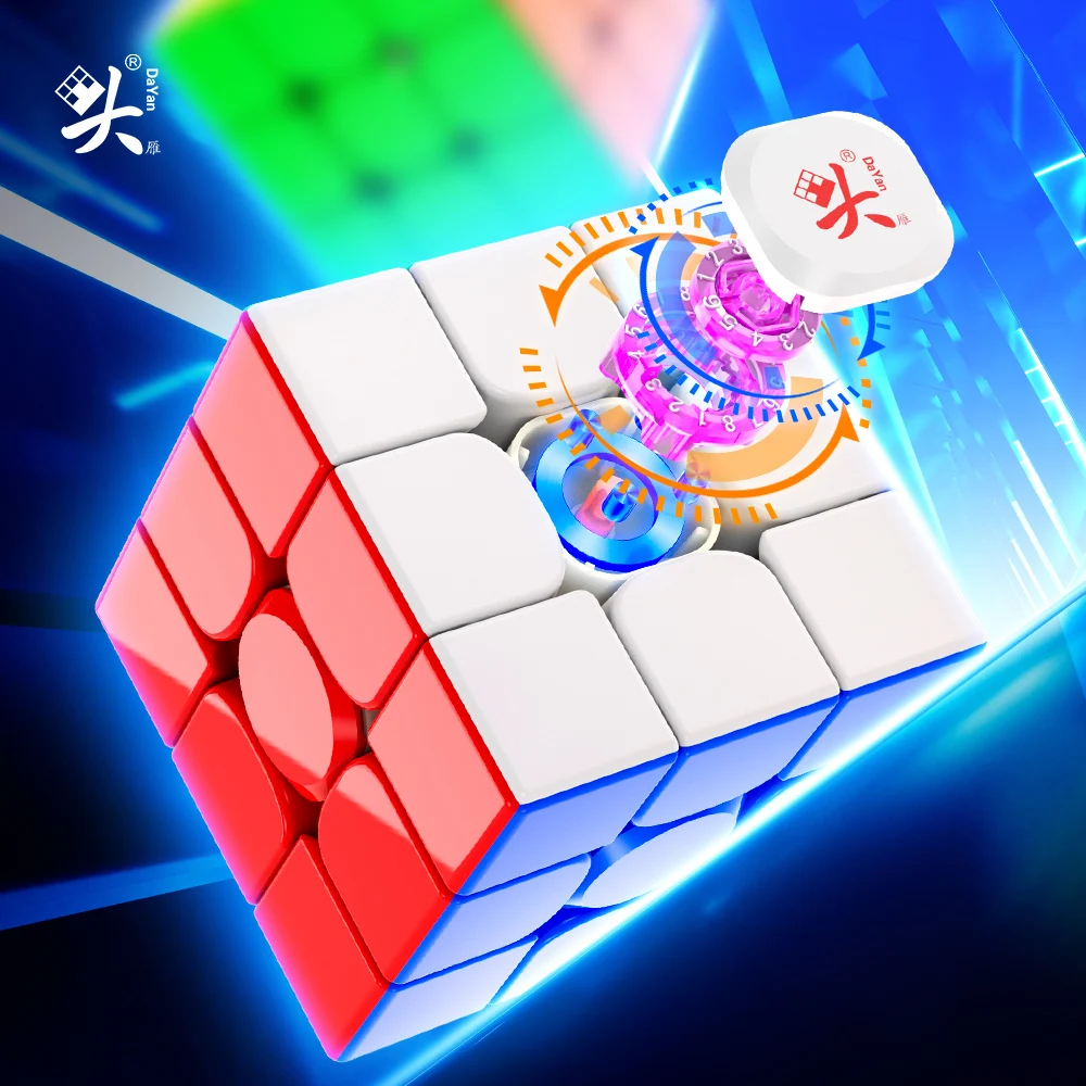 [JudyCube] DAYAN Guhong Pro + 3X3 Maglev المكعب السحري المغناطيسي ألعاب متململة Dayan Cube 3X3 Guhong Spring Cubo Magico Puzzle