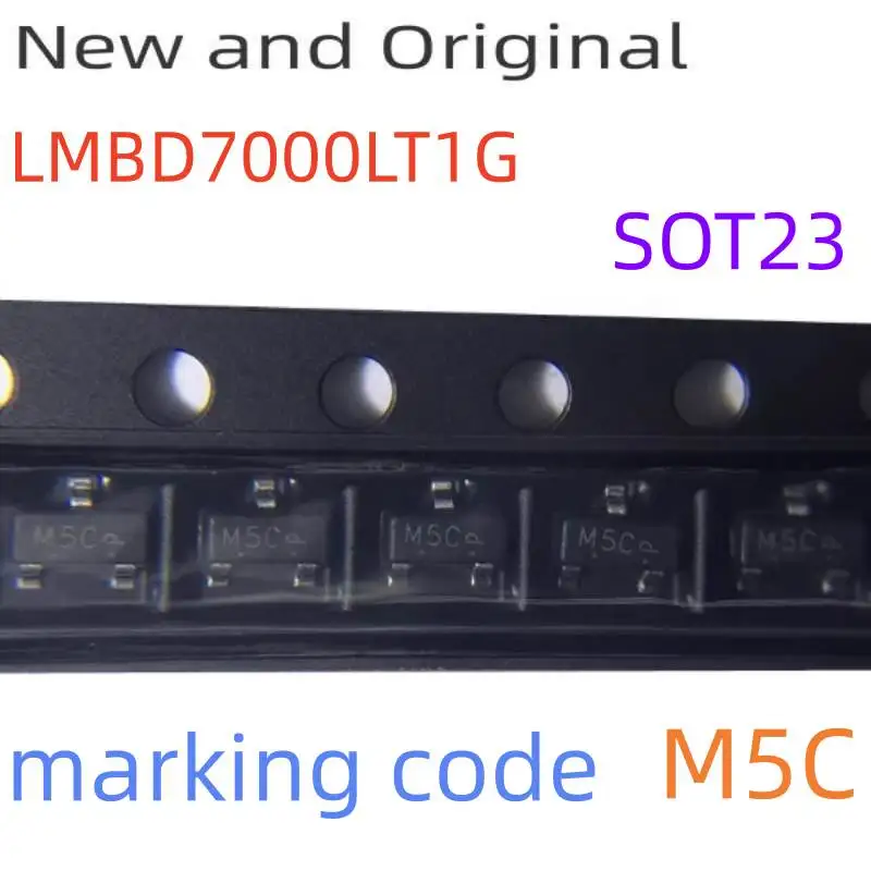 

Lmbd7000Lt1G Mmbd7000 Sot-23 100V 200Ma Dual Switching Diode Marking Code