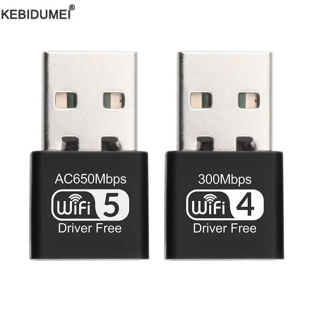 Adattatore WiFi USB 650Mbps 300Mbps Dual Band 2.4G 5.8Ghz ricevitore esterno Wireless RTL8811CU Dongle WiFi per PC/Laptop/Desktop