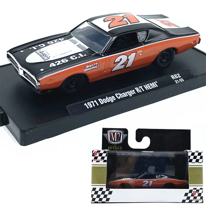 

1:64M2 Модель автомобиля 1971, зарядное устройство RT HEMI, имитация сплава, модель автомобиля, коллекционный орнамент, новинка с упаковкой