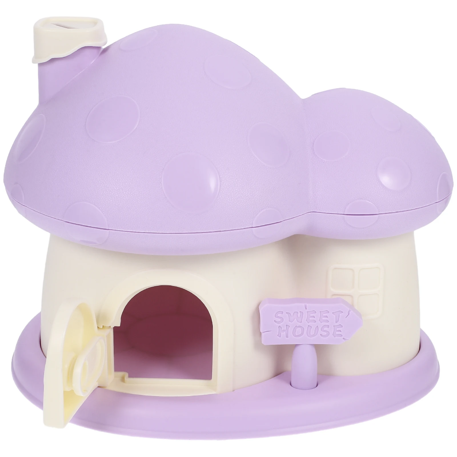 

Mushroom Piggy Bank Cartoon Style Plastic Coin Box Money Pot Decorative Saving Jar for Birthday Christmas Gift