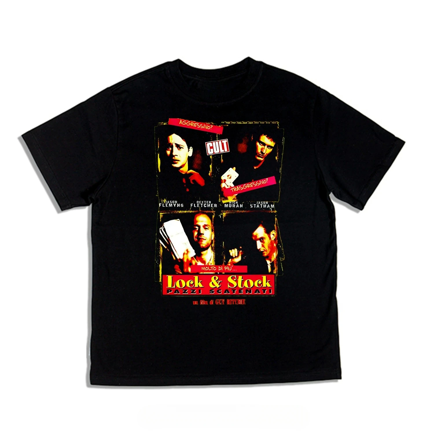 Classic Lock Stock and Two Smoking Barrels  Guy Ritchie Movie Graphic T-Shirt Cotton Men Women Streetwear Tee