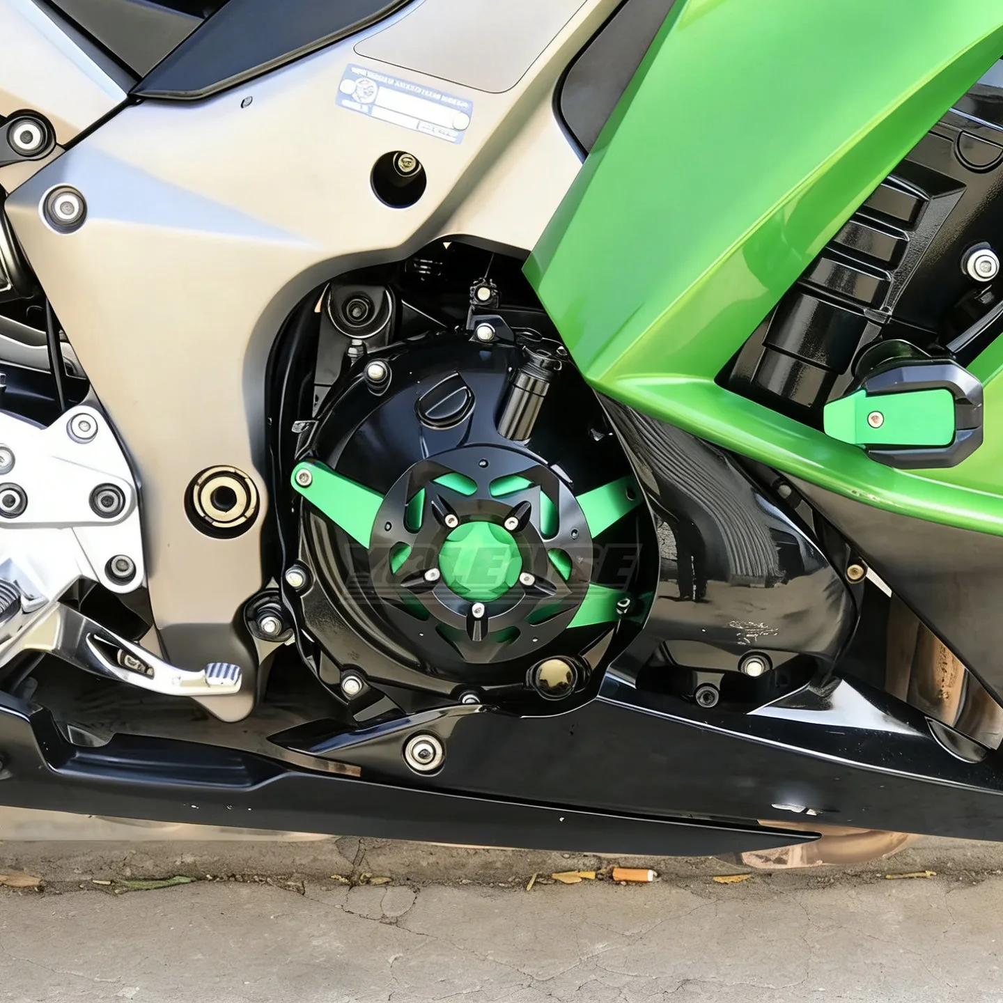 Motorcycle CNC Engine Stator Cover Frame Slider Protector Fit For Z1100 Z1100SE Z 1100 SE 2026