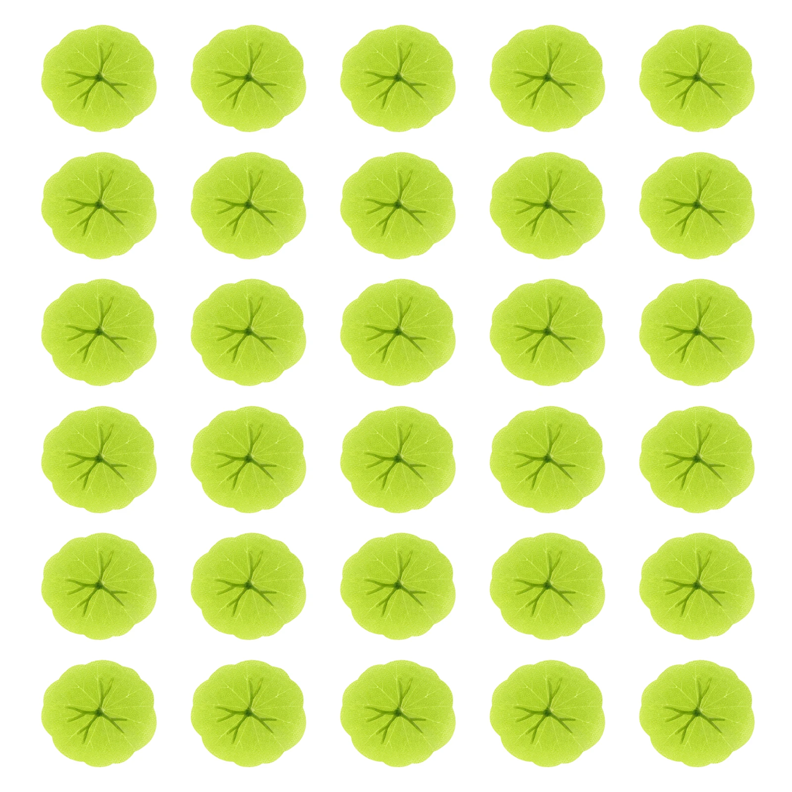

40 Pcs Simulated Lotus Leaf Decoration Water Pool Pond Plants Artificial Household Tank Leaves Plastic