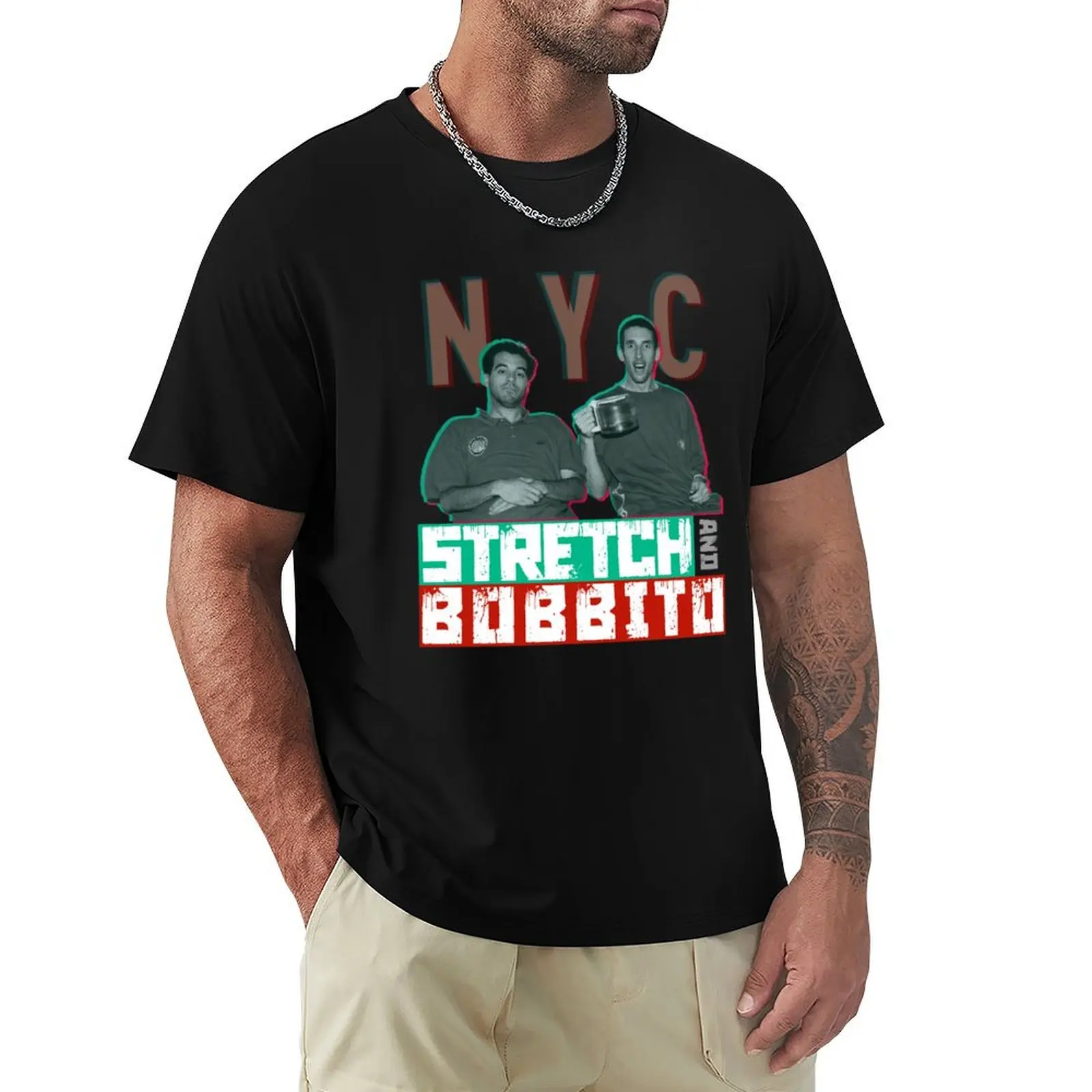 

Hip Hop - Stretch and Bobbito T-Shirt customs design your own aesthetic clothes new edition anime shirts men