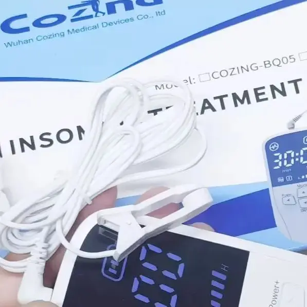Microcurrent Therapy Device for Sleep & Relaxation - EMS Sleep Aid Instrument to Combat Insomnia, Stress, and Anxiety