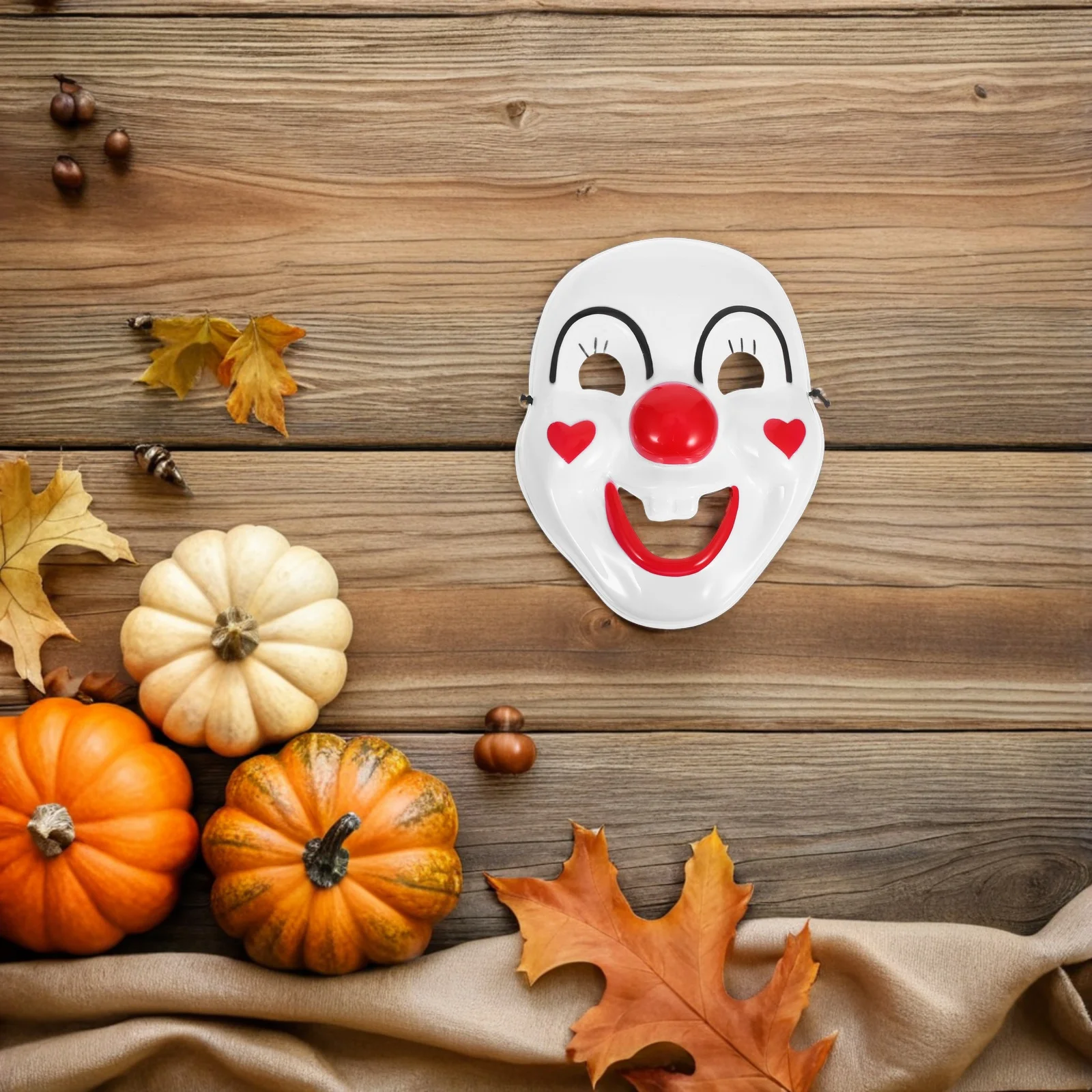 Halloween Cosplay Clown Masker Angstaanjagend Kostuum voor Mannen Vrouwen Masquerade Party Unisex Lichtgewicht Griezelig Vintage Enge Kinderen