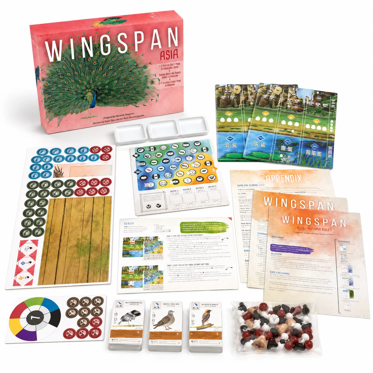 Wingspan Board Game Series, Bird Strategy Engine Building Game with Base Set and Expansions, Family Game Night, English Version image 3