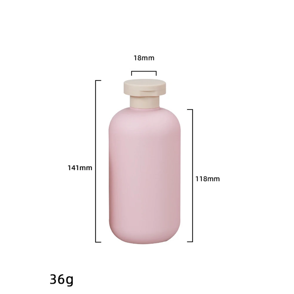 Botella de loción rosa de 100/200/260/300ML con bomba acondicionador dispensador de champú y jabón de plástico botellas contenedor de ducha de baño
