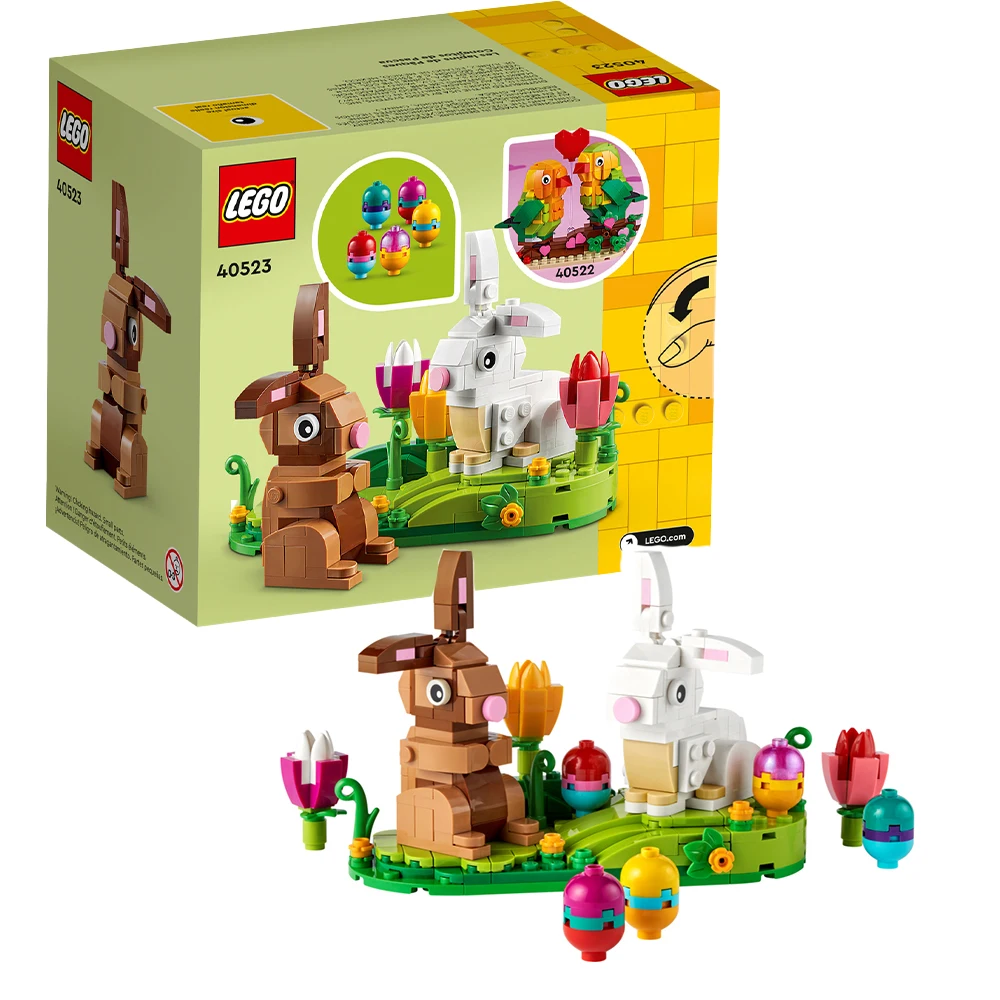 

LEGO Building Toy 40523 Easter Bunny Desktop Decoration Pendant Building Blocks Boys and Girls Gift