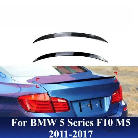 BMW 5 시리즈 F10 M5 2011-2017 리어 스포일러 윙 테일 립 덕테일 외장 바디 키트 개조 업그레이드 액세서리