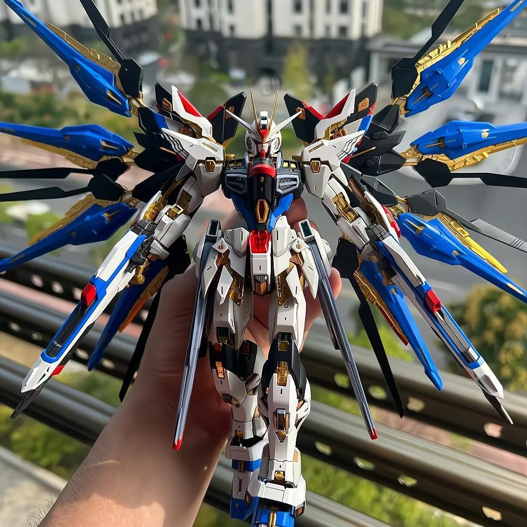 Bandai HG Gundam 1/144 STRIKE FREEDOM GUNDAM Figure Assembly Model Toy Action Figurine Desktop Ornament Collection Toy Gifts