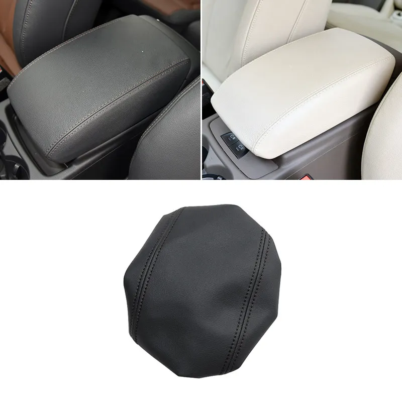

For Audi Q5 2010 2011 2012 2013 2014 2015 2016 2017 2018 Car Center Control Armrest Box Protective Cover Microfiber Leather Trim
