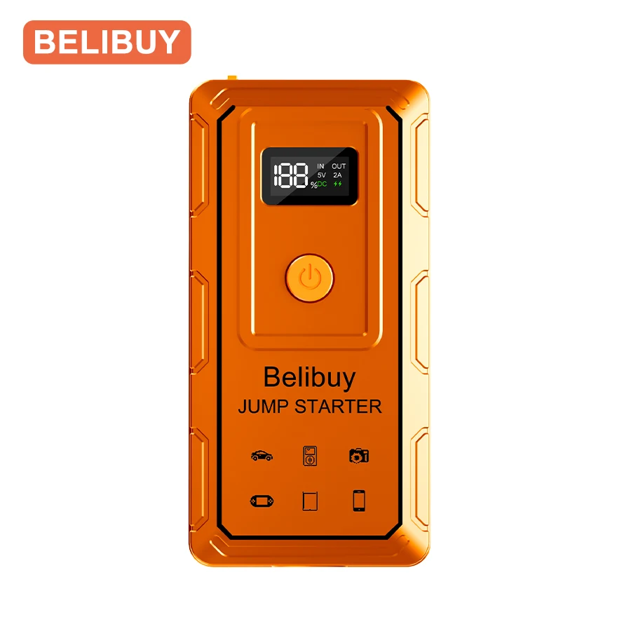 معزز بطارية السيارة قوي وحجم الجيب مع مخرج USB مزدوج وإضاءة SOS. كن جاهزًا لأي طوارئ!