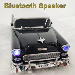 Wireless Bluetooth Speaker Subwoofer Support U Disk TF Card Fm Radio Portable Shocking Bass Vintage Stereo Soundbox caixa de som