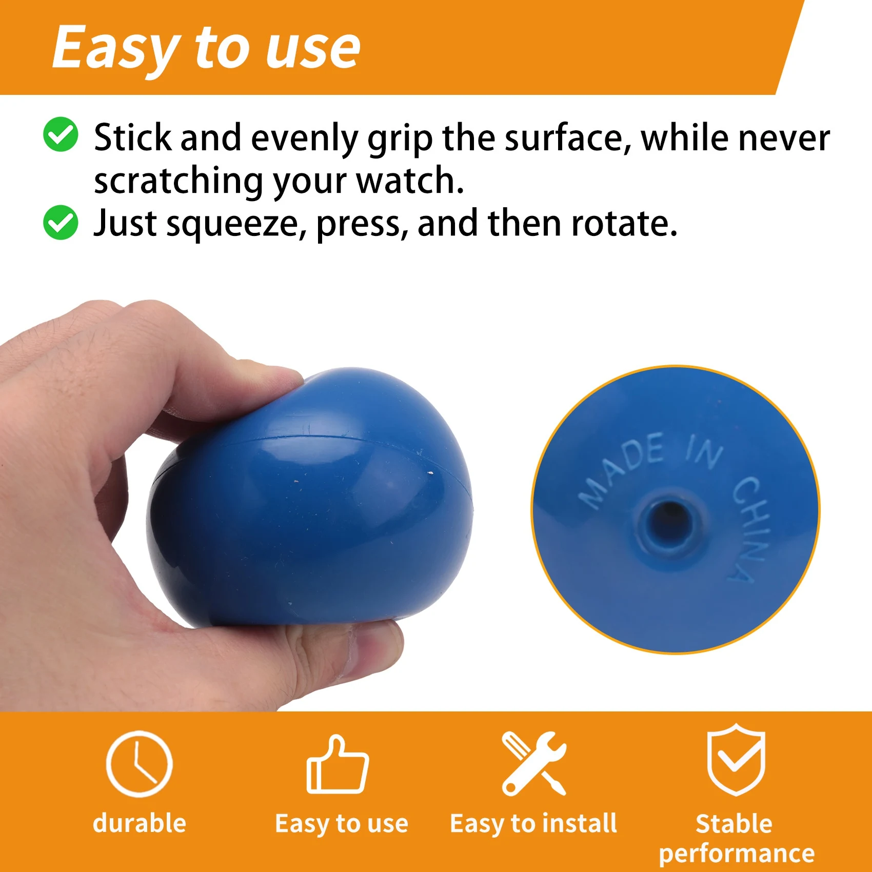 ABQX Watch Back Case Opener Screw Type Cover Remover Opening Tool Play Ball Kit-Color Random