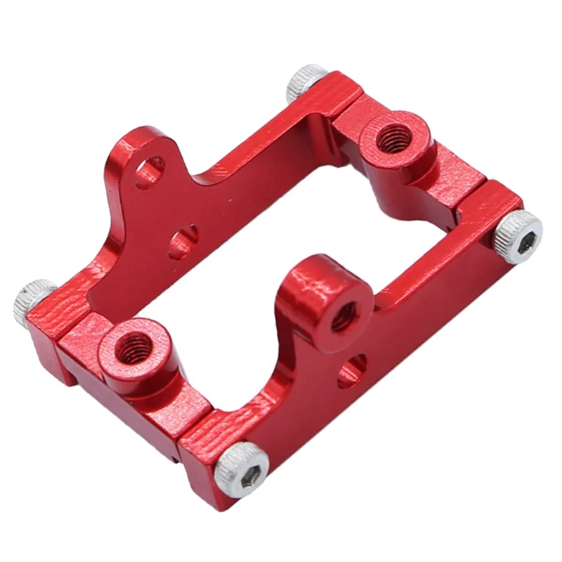 Metal Servo Mount for TRX-4M 1/18 RC Crawler Car TRX4M Upgrade Accessories,Red