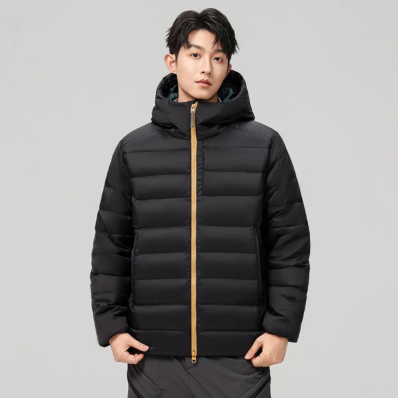 

2025 Winter Unisex Shirt Style Down Jacket Outdoor Workwear Casual Lapel Collar High Quality Warm Puffer Coat