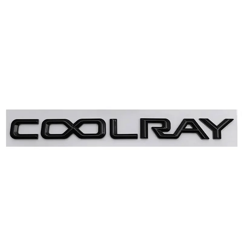 Voor Geely coolray omgebouwde autostickers ABS zwart gepersonaliseerde letter logo achterkofferbaklabel kofferbakstaartstickers zijdeuronderdelen