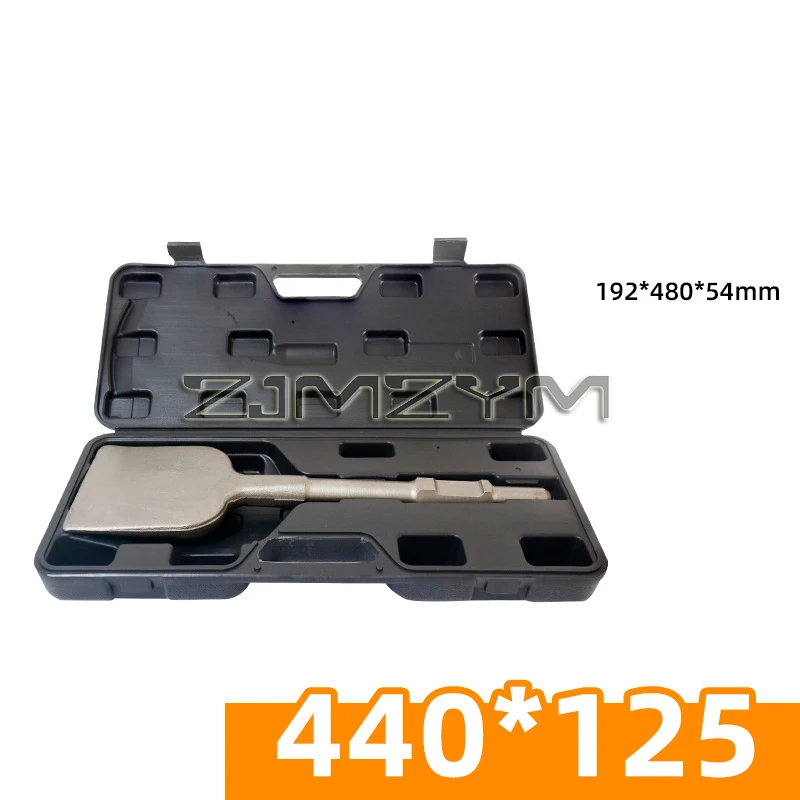 1PC 65A Electric Chisel With Hexagonal Handle Widened Shovel Head Large/Peach heart/Flat Mouth Concrete Chisel