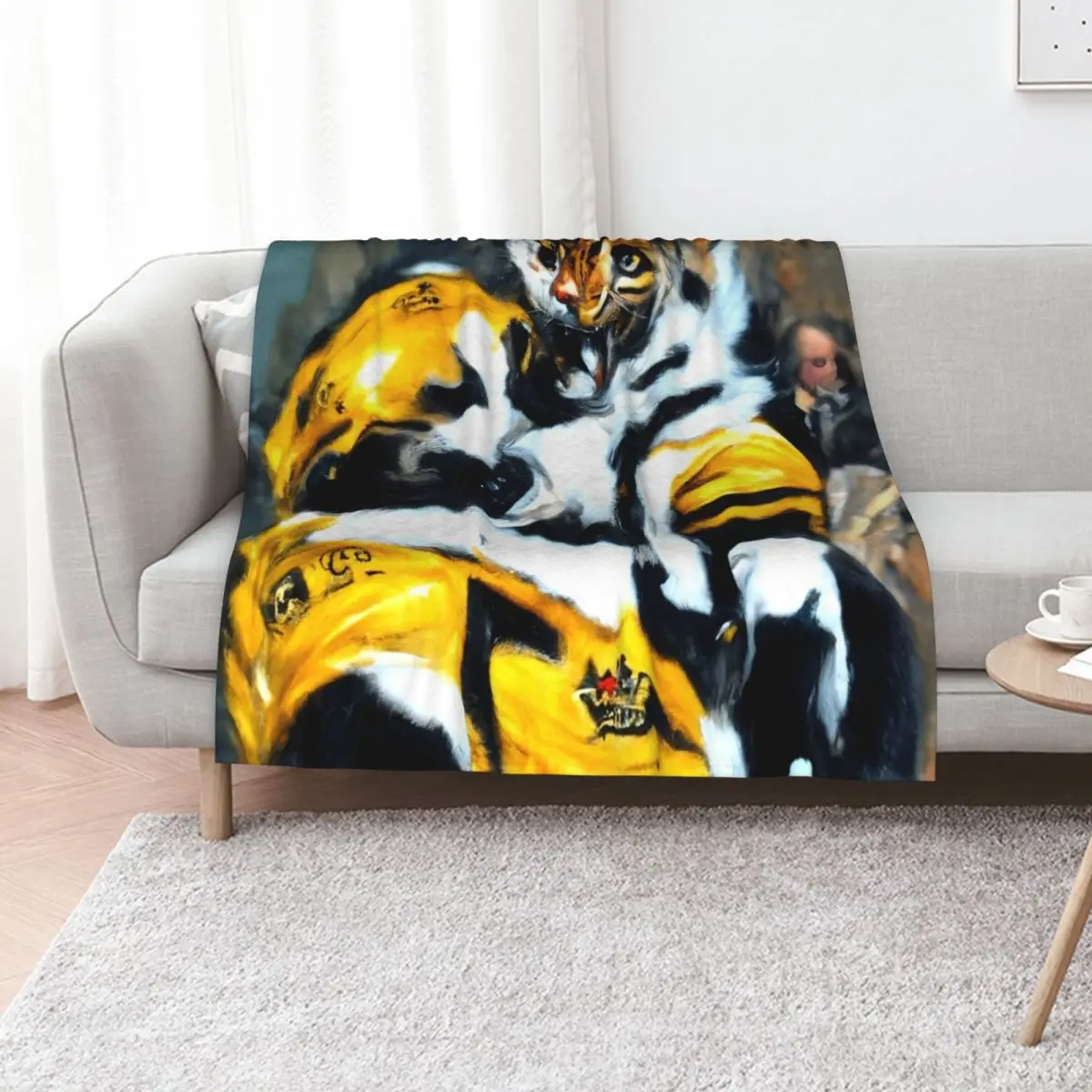 

Hamilton Tiger Cats! Throw Blanket Flannels Polar Camping Moving Blankets