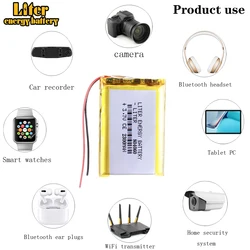 3.7V 2300mAH 804060 Polymer lithium ion / Li-ion Rechargeable battery for DVR,GPS,mp3,mp4