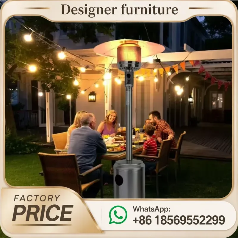 Stainless Steel Mushroom Gas Heater LPG Outdoor Patio Waterproof Efficient Space Heating For Garden Camping
