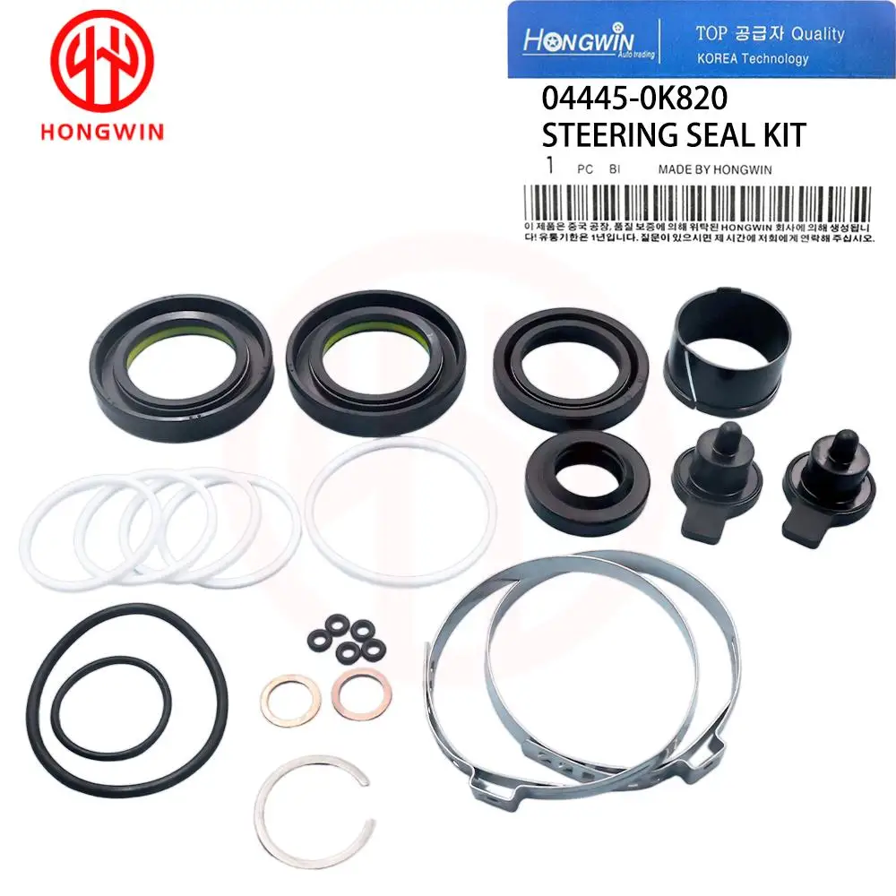 Power Steering Rack Seal Kit 04445-0K820 044450K820 For Toyota Hilux Revo Fortuner 2015-2022 4WD 2GD 1GD Gasket Kit 04445-0K090