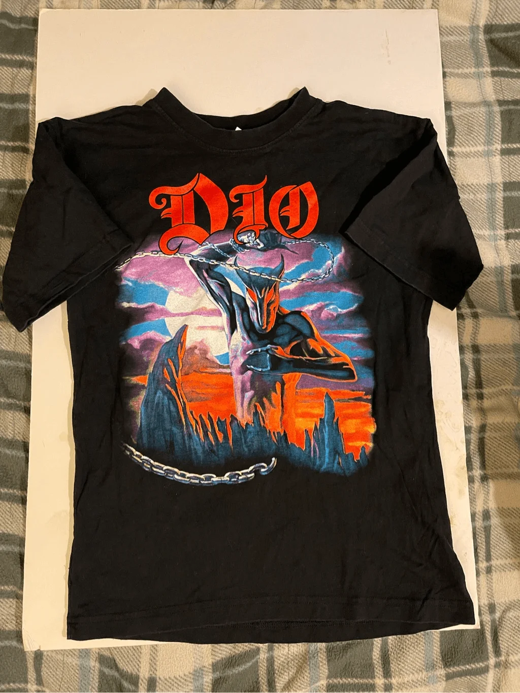 Dio T Shirt Heavy Metal Band Dbl Sided M