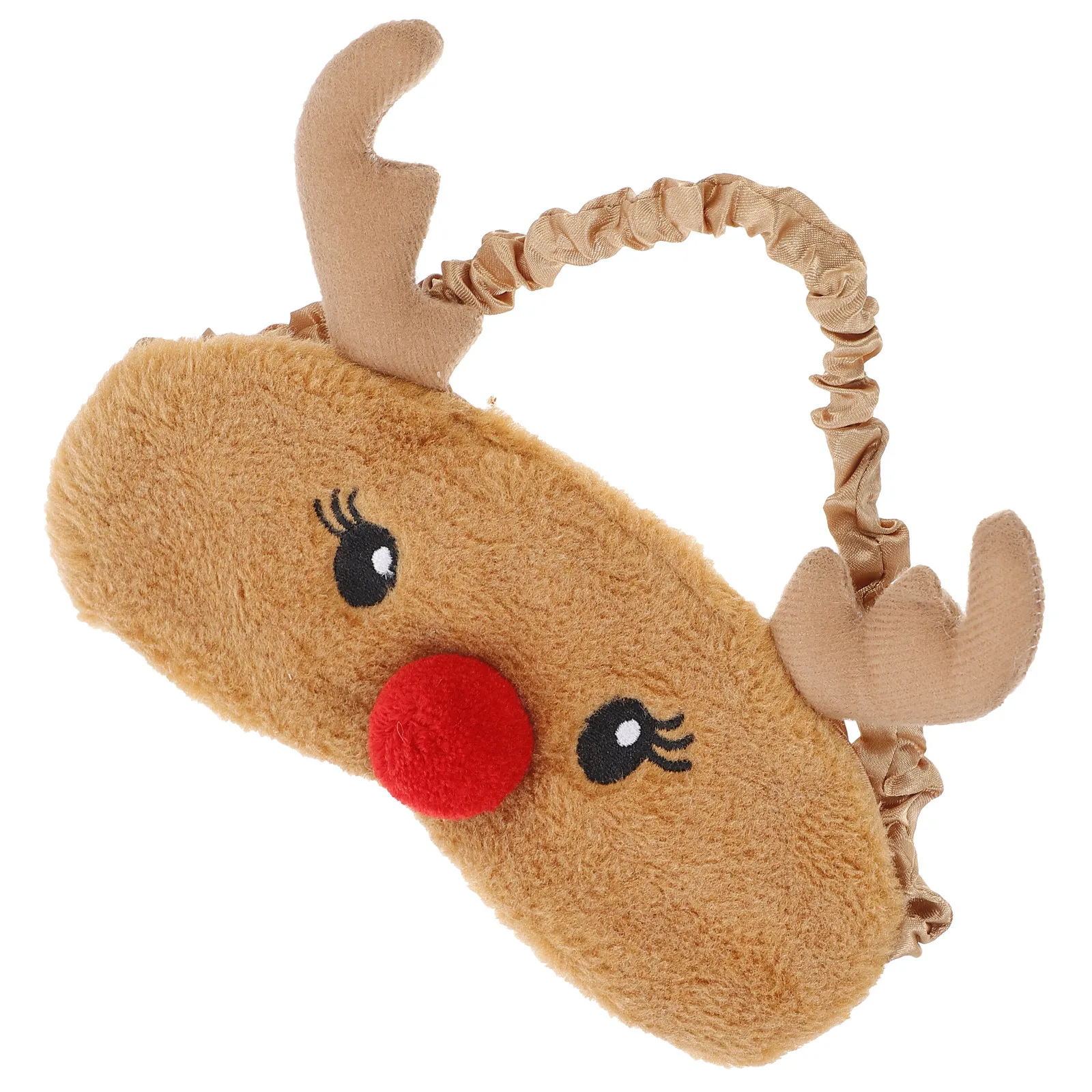 

Милая регулируемая маска для сна с 3D-рисунком оленя, с охлаждающим элементом, мягкая, удобная, для путешествий, медитации, дневного сна, вечеринок