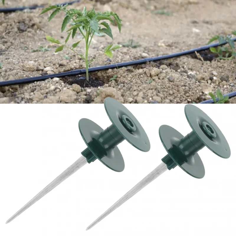 Pointes de guidage de tuyau d'eau en alliage de Zinc ABS, 2 pièces, roue de guidage, support de guidage de tuyau d'arrosage pour maison, cour, pelouse